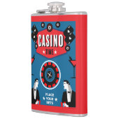 Casino Gokken Poker Roulette Heupfles (Links)