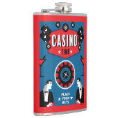 Casino Gokken Poker Roulette Heupfles (Rechts)