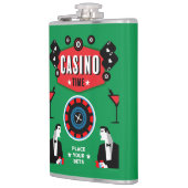 Casino Gokken Poker Roulette Heupfles (Links)