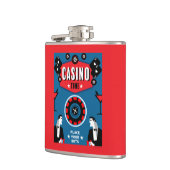 Casino Gokken Poker Roulette Heupfles (Links)