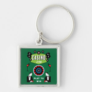 Casino Gokken Poker Roulette Sleutelhanger