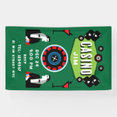 Casino Gokken Poker Roulette Spandoek (Horizontaal)