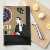 Casino Gokken Poker Roulette Theedoek (Quarter Fold)