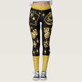 Casino Gokken Pop Mode Leggings (Voorkant)