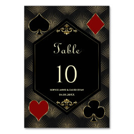 Casino Goud Zwarte Gatsby Jaren 20 Gokken Bruiloft Kaart