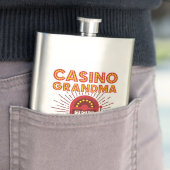 Casino Grandma Slot Machine Gambling Grootmoeder Flacon (Voorbeeld)