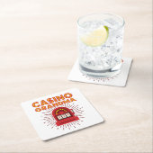 Casino Grandma Slot Machine Gambling Grootmoeder Kartonnen Onderzetters (Insitu)