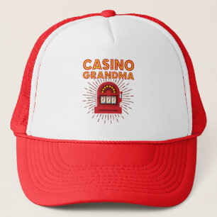 Casino Grandma Slot Machine Gambling Grootmoeder Trucker Pet