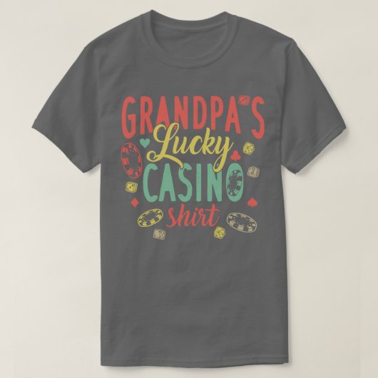 Casino Grappig gokken T-shirt (Design voorkant)