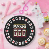 Casino Hit the Jackpot 777 Papieren Bordje (Feest)