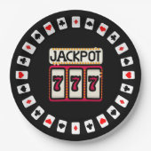 Casino Hit the Jackpot 777 Papieren Bordje (Voorkant)