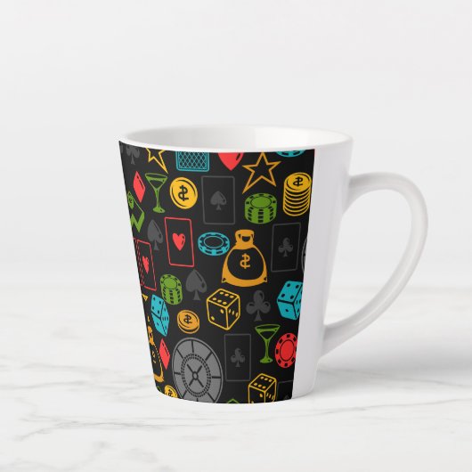 Casino Icons Latte Mok (Rechts)