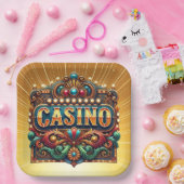 CASINO. KAARTEN. BINGO PAPIEREN BORDJE (Feest)