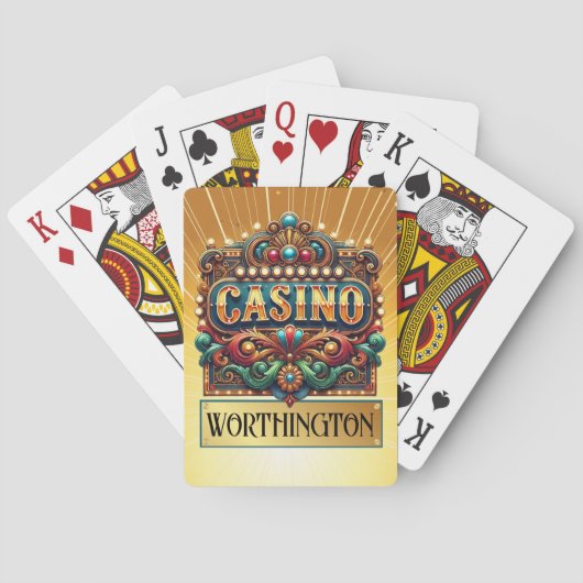 CASINO. KAARTEN. BINGO POKERKAARTEN (Achterkant)