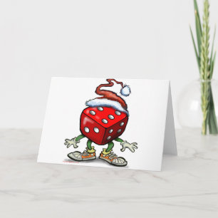 Casino Kerstmis Feestdagen Kaart