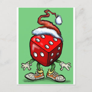 Casino Kerstmis Feestdagenkaart