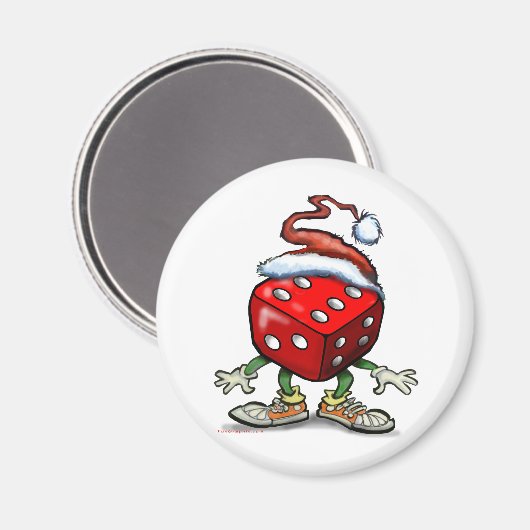 Casino Kerstmis Magneet (Voorkant / Achterkant)