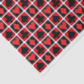 Casino Kleine Poker pak Tissue Paper Tissuepapier (Detail)