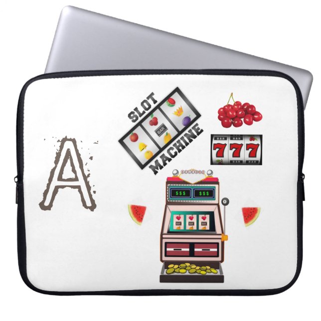 Casino laptophoes laptop sleeve (Voorkant)
