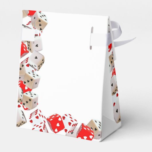 Casino Las Vegas Bruiloft Bruidsgunst Box Bedankdoosjes (Achterkant)