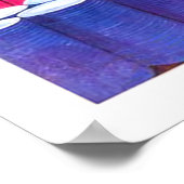 Casino, Las Vegas, mensen gokken op roulette Poster (Hoek)