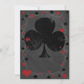 Casino/Las Vegas nieuwjaarsfeest Kaart (Achterkant)