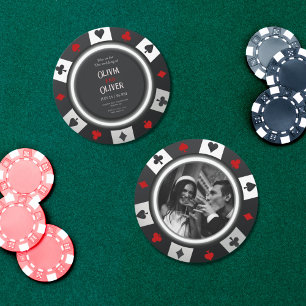 Casino Las Vegas Poker Chip trouwfeest Kaart