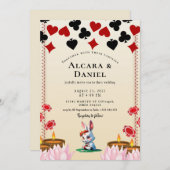 Casino Las Vegas Poker wedding Kaart (Voorkant / Achterkant)