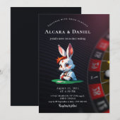 Casino Las Vegas Poker wedding Kaart (Voorkant / Achterkant)