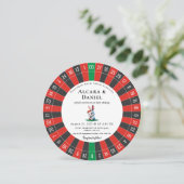 Casino Las Vegas Poker wedding Kaart (Staand voorkant)