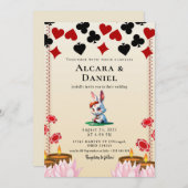 Casino Las Vegas Poker wedding Kaart (Voorkant / Achterkant)