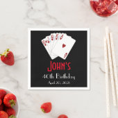 Casino Las Vegas Verjaardag Gepersonaliseerd serve Servetten (Insitu)