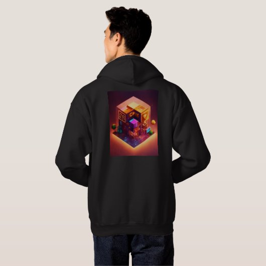 Casino logo T-Shirt hoodie (Achterkant volledig)
