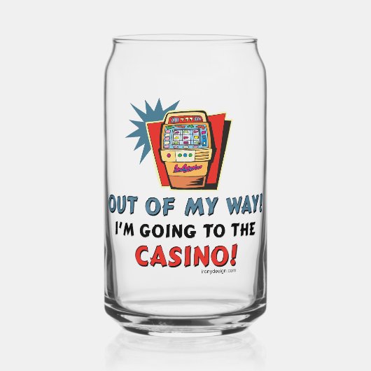Casino Lovers Blikvorm Glas (Voorkant)