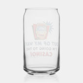 Casino Lovers Blikvorm Glas (Achterkant)