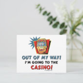 Casino Lovers Briefkaart (Staand voorkant)