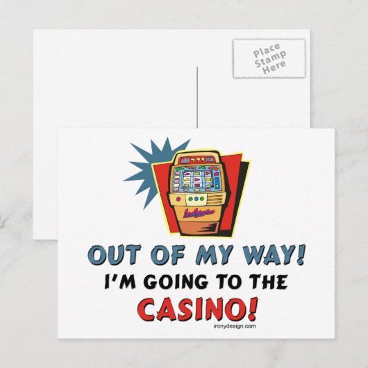 Casino Lovers Briefkaart (Voorkant / Achterkant)