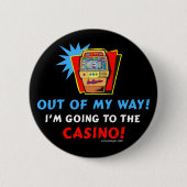 Casino Lovers Ronde Button 5,7 Cm (Voorkant)