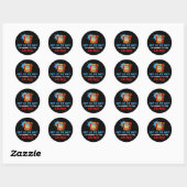Casino Lovers Ronde Sticker (Vel)