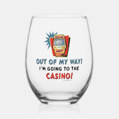 Casino Lovers Wijnglas Zonder Voet (Voorkant)