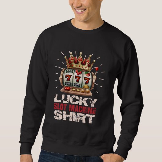 Casino LUCKY GOKKASTEN SHIRT Jackpot 777 Slot (Voorkant)