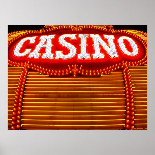 Casino Marquee in Carson City Poster (Voorkant)