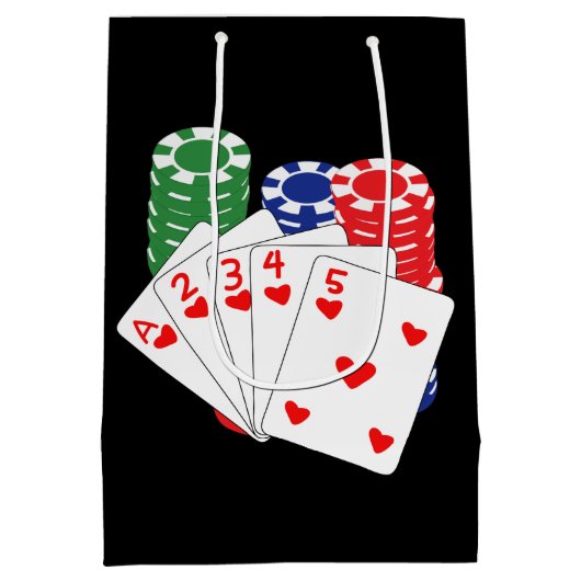 Casino Medium Cadeauzakje (Achterkant)