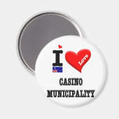 CASINO MUNICIPALITY - I Love Magneet (Voorkant / Achterkant)
