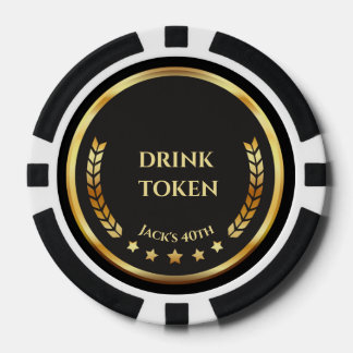 Casino Nacht Drank Token Pokerchip | Persoonlijk
