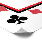 Casino Nacht gepersonaliseerd Poster (Hoek)