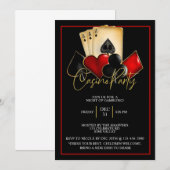 CASINO NACHT, KOPER NACHT, GAMBLE, KAART DICE (Voorkant / Achterkant)