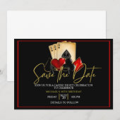 CASINO NACHT, KOPER NACHT, GAMBLE, KAART DICE (Voorkant / Achterkant)