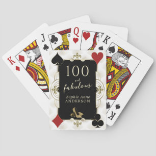 Casino Nacht Poker 100 en Fabulous Verjaardagsfees Pokerkaarten
