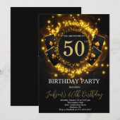 Casino Nacht Verjaardag Party Poker Verjaardag Kaart (Voorkant / Achterkant)